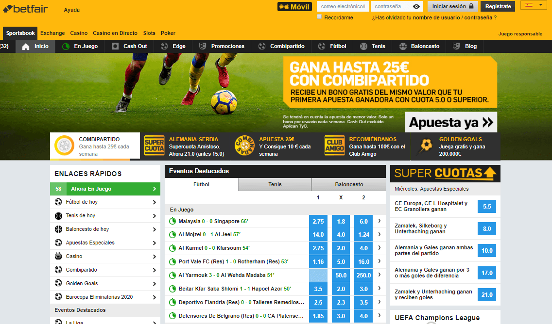 Bonos de Betfair 4