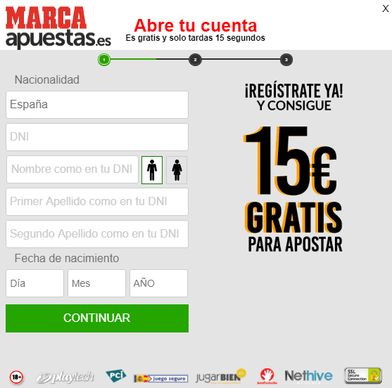 Bonos de Marcaapuestas 5