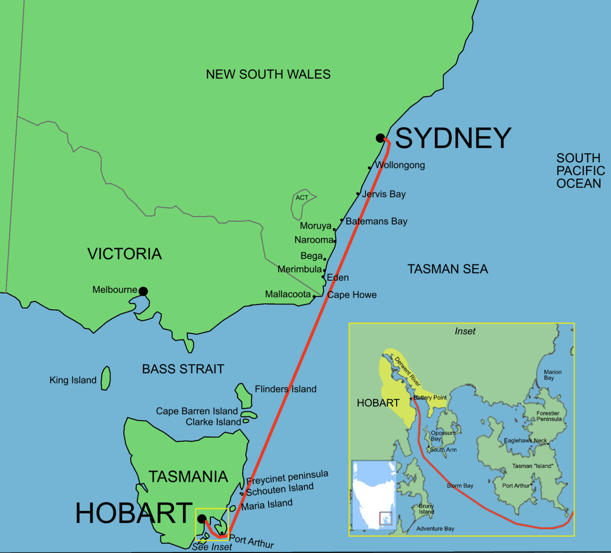 Regata Sídney-Hobart 1