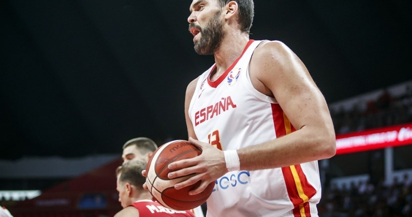 Marc Gasol, jugador de la selección española de baloncesto.